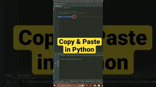 Copy Paste in Python