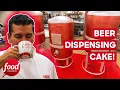 Buddy Is Challenged To Make A Beer Dispensing Cake Cake Boss