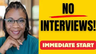 Immediate Start Online Work Without The Normal Interview Process