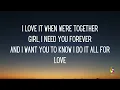 Color Me Badd - All 4 Love (Lyrics)