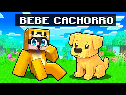 Video Thumbnail: NacĂ como BEBĂ PERRO Abandonado en Minecraft