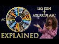 Your Astrology Explained Leo Sun Aquarius Ascendant Sun Ascendant Series