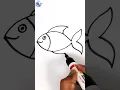 Download Lagu Very Easy! Fish Drawing For Kids || How To Draw a Fish || Kids Step By Step Drawing #kids #shorts