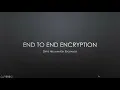 End to End Encryption - Diffie Hellman