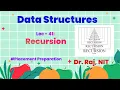 Lec - 41 Recursion