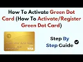 How To Activate Green Dot Card How To Green Dot Card