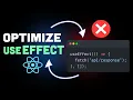 This useEffect trick minimizes rerenders reduces server load in React js
