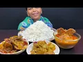 Download Lagu BIGBITES, EATING RICE WITH KATLAR JHAL, MIX VEG, FISH HEAD CURRY।।