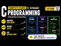 Nested For Loop While Loop Do While Loop Explained C Programming in Kannada Lecture 12