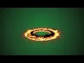 Fire Ring Portal  Halo – Animated Green Screen VFX Effect