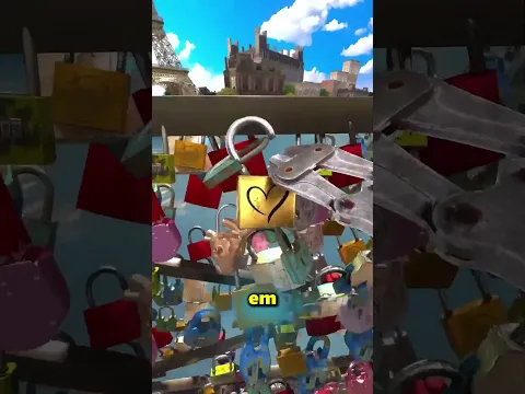Este é o segredo dos cadeados do amor de Paris 🤯