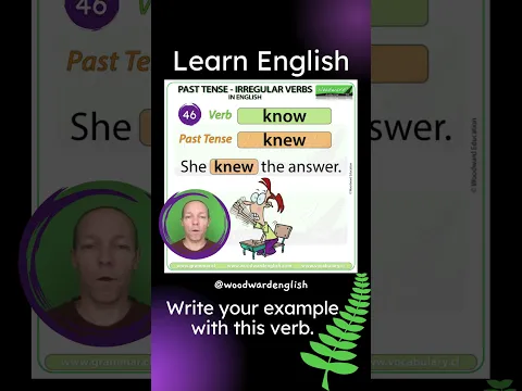 Past Tense of KNOW in English ✅ English Pronunciation of KNEW | Learn English Irregular Verbs