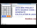 MINIPROJECT WITH SOURCECODE BUILD A SIMPLE CALCULATOR APP IN JAVA USING SWING Hostboxcse