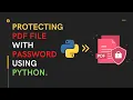 Protecting pdf file with password using Python