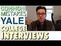 COLLEGE INTERVIEW TIPS for H S Seniors from a Yale Univ Interviewer 2019