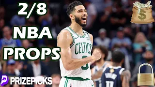 PRIZEPICKS NBA PICKS | SATURDAY 2/8/25 | NBA PLAYER PROPS PICKS | NBA PROPS & BETS TODAY