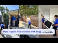 How to Get a Free Lugg Moving Estimate Website App Tutorial