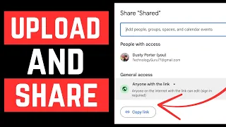 How To Upload And Share Files On Google Drive Full Tutorial 