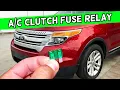 Ford Explorer AC Clutch Fuse Relay Location Replacement 2011 2012 2013 2014 2015