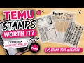 Lets see if these Temu Stamps work great or if they a BUST