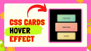 How to make CSS card with modern hover blur effect