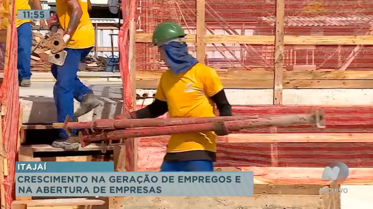 Crescimento na geração de empregos e na abertura de empresas em Itajaí