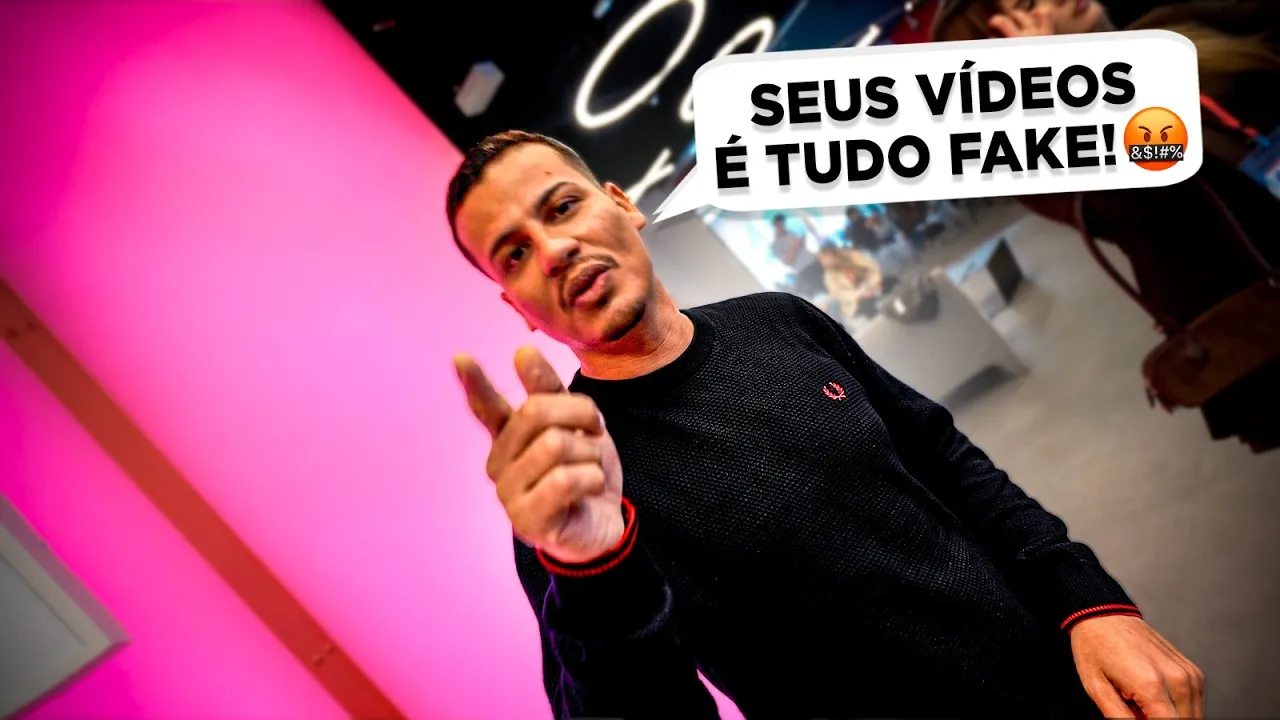 ENCONTREI UM HATER E OLHA NO QUE DEU !