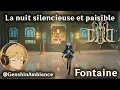 Download Lagu La nuit silencieuse et paisible - Fontaine [原神 Genshin Impact Music / Exploration / Chill]