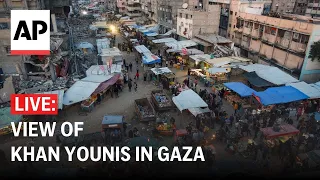 LIVE: View of Khan Younis in Gaza