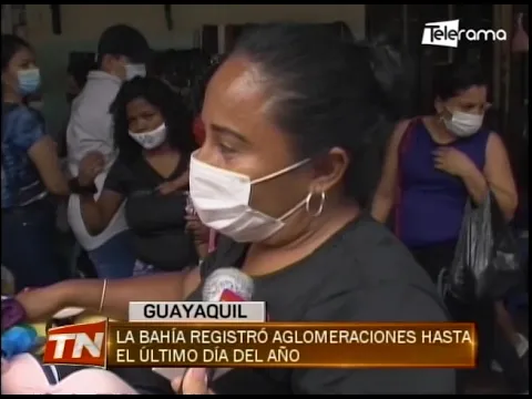 La Bahía registró aglomeraciones hasta el último día del año