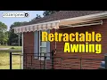Review of my DIY installation of a Retractable Awning