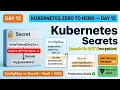 What is Kubernetes Secret ConfigMap vs Secret Real Alternatives Day 12 K8s