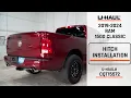 2019-2024 Ram 1500 Classic U-Haul Trailer Hitch Installation CQT15572