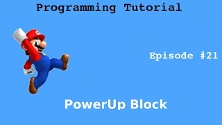 Java Programming Tutorial Super Mario Game PowerUp Block