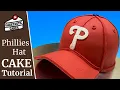 Baseball Hat Cake Tutorial Phillies Baseball Cap
