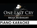 Download Lagu Brian McKnight - One Last Cry - Piano Karaoke Instrumental Cover with Lyrics