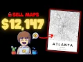 Try Selling These Epic FREE Map Posters and Cash In on Print On Demand