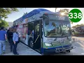 Riding Miami-Dade Transit Metrobus 338 Miami Airport Station to Dolphin Mall 2020 New Flyer XN40