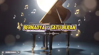bernadya satu bulan instrumental piano