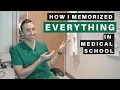 How I Memorized EVERYTHING in MEDICAL SCHOOL - 3 Easy TIPS