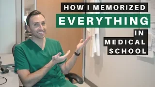 How I Memorized EVERYTHING in MEDICAL SCHOOL - 3 Easy TIPS