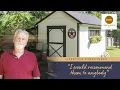 Lifelong Carpenter Chooses Ulrich Shed for His Tools