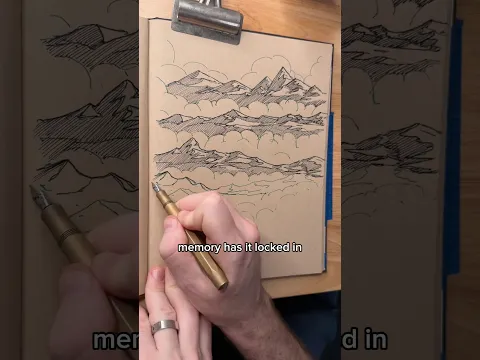 How to master drawing mountains.