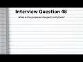 Top 100 Python Interview Questions Answers Freshers Experienced Candidates Crack Interviews