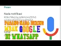 Download Lagu Tanpa Aplikasi...❗Cara Pasang Nada Dering Mbak Google di WA