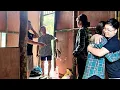 Download Lagu The girl was unexpectedly given fish by her stepfather when he drained the pond