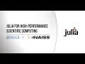 Julia for High performance scientific computing - Day 2