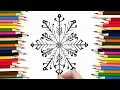 How to Draw a Snowflake Simple Step-by-Step Tutorial for Beginners and Kids