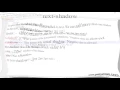 How to apply text shadow in CSS Hindi