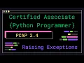 PCAP 2 4 - Raising Exceptions